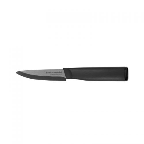 키친에이드 KitchenAid Classic Ceramic Paring Knife, 3.5-Inch, Black