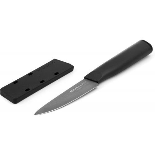키친에이드 KitchenAid Classic Ceramic Paring Knife, 3.5-Inch, Black
