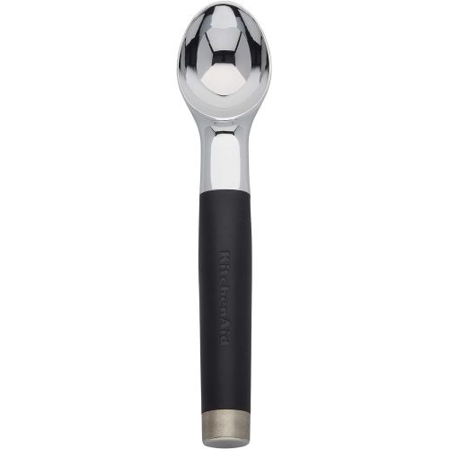 키친에이드 KitchenAid Gourmet Ice Cream Scoop, One Size, Matte Black