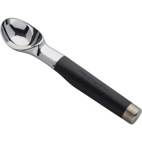 키친에이드 KitchenAid Gourmet Ice Cream Scoop, One Size, Matte Black