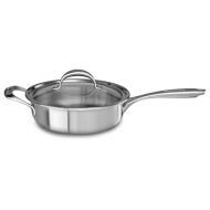 KitchenAid 5-Ply Copper Core 3.5 quart Saute with Helper Handle & Lid - Stainless Steel, Medium, Stainless Steel Finish