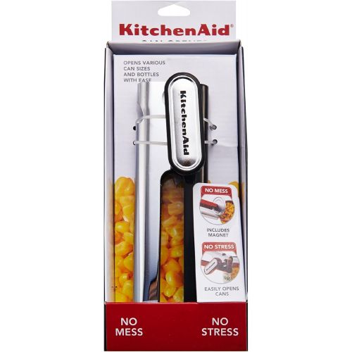 키친에이드 KitchenAid KD199OHOBA No Mess, No Stress Can Opener, One Size, Matte Black