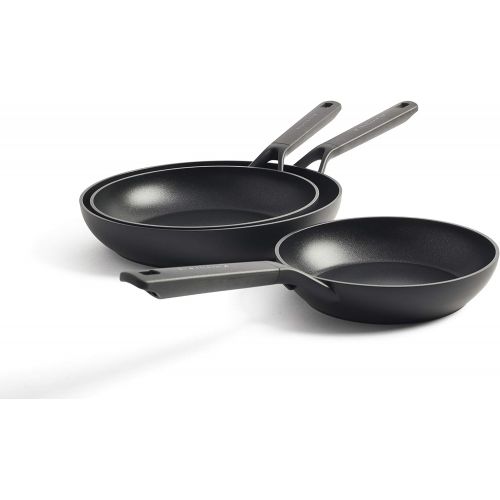 키친에이드 KitchenAid Classic Frying Pan Set, Non-Stick Aluminium Pans with Stay Cool Handle - Induction, Oven & Dishwasher Safe - 20/24/28 cm