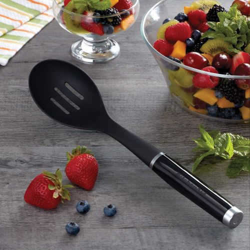 키친에이드 KitchenAid Classic Slotted Spoon, One Size, Black 2