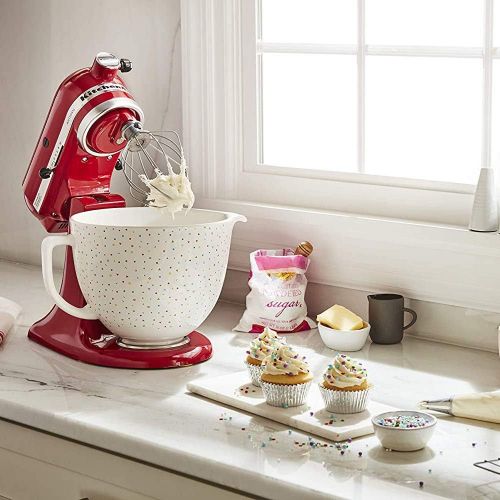 키친에이드 KitchenAid Ceramic Bowl 5-Quart Mixer- Confetti Sprinkle