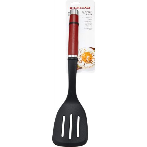 키친에이드 KitchenAid Gourmet Nylon Slotted Turner, one size, Matte Red