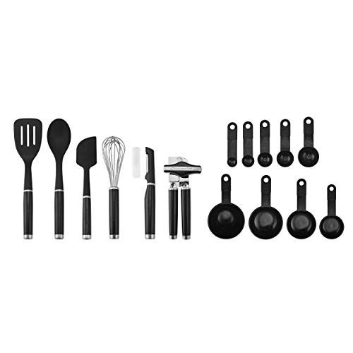 키친에이드 KitchenAid Classic Tool and Gadget Set, 15-Piece, Black