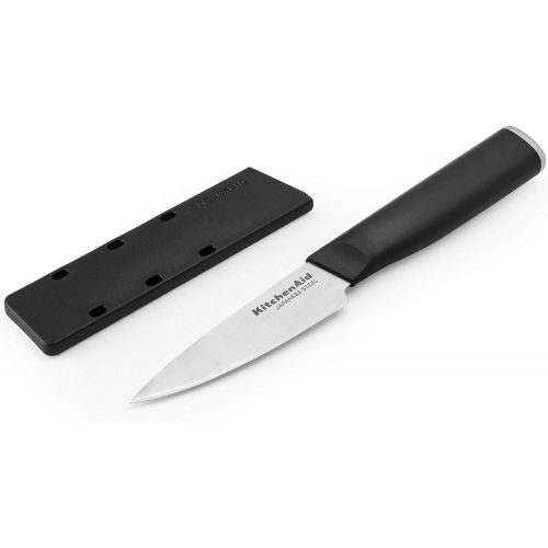 키친에이드 KitchenAid Classic Paring Knife, 3.5-Inch, Black