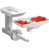 KitchenAid KSMGBC Food/Meat Grinder Attachment with Sausage Stuffer Kit and Food Tray