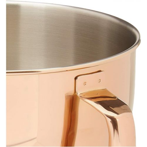 키친에이드 KitchenAid KSM5SSBRG Metallic Finish Stainless Steel Stand Mixer Bowl, 5 Qt, Radiant Gold