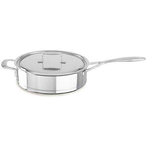 키친에이드 KitchenAid Professional Stainless Steel Seven-Ply 5.0-Quart Low Saute Pan with Lid