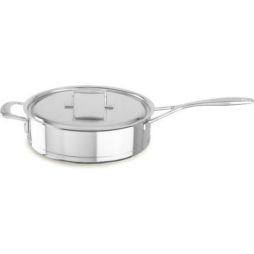 키친에이드 KitchenAid Professional Stainless Steel Seven-Ply 5.0-Quart Low Saute Pan with Lid