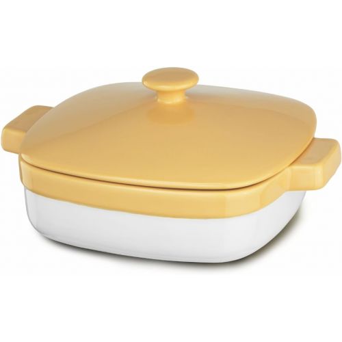 키친에이드 KitchenAid Streamline Ceramic 2.8-Quart Casserole Bakeware - Buttercup