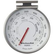 KitchenAid KQ903 3-in Dial Oven/Appliance Thermometer, TEMPERATURE RANGE: 100F to 600F, Stainless Steel