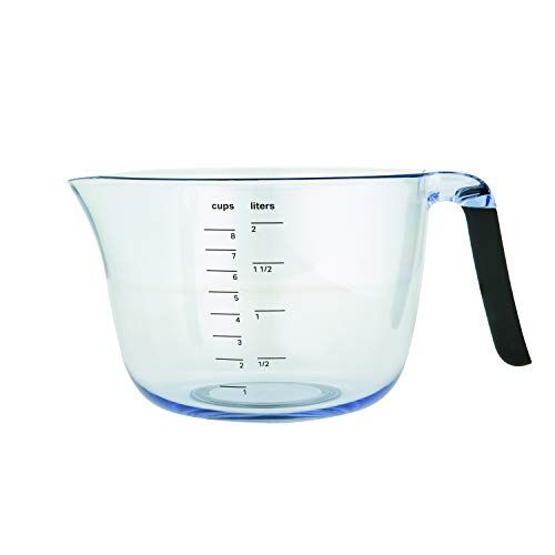 키친에이드 KitchenAid Universal Plastic Batter Bowl, 8-Cup, Onyx Black