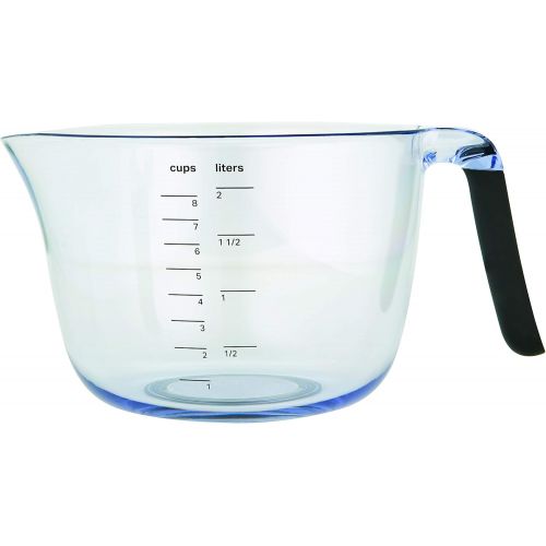 키친에이드 KitchenAid Universal Plastic Batter Bowl, 8-Cup, Onyx Black