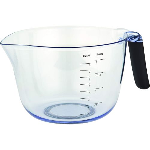 키친에이드 KitchenAid Universal Plastic Batter Bowl, 8-Cup, Onyx Black