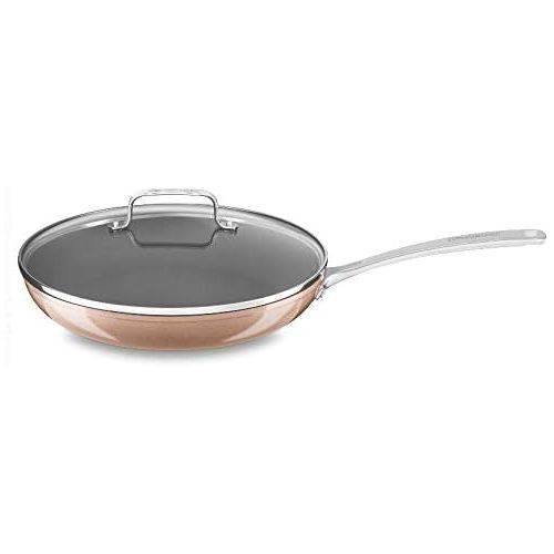 키친에이드 KitchenAid KC3H112KLTZ KitchenAid 12 Hard Anodized Non-Stick Skillet with lid