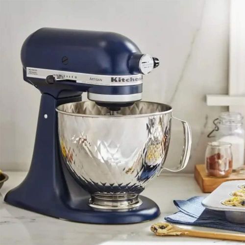 키친에이드 KitchenAid KSM5SSBQB 5QT SS Stand Mixer Bowl, 5 quart, Quilted Stainless Steel