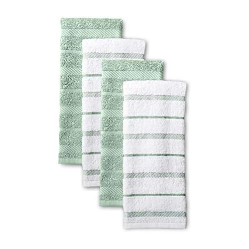 키친에이드 KitchenAid Albany Kitchen Towel Set, Set of 4, Pistachio 4 Count