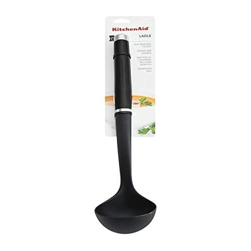 키친에이드 KitchenAid Classic Soup Ladle, One Size, Black 2