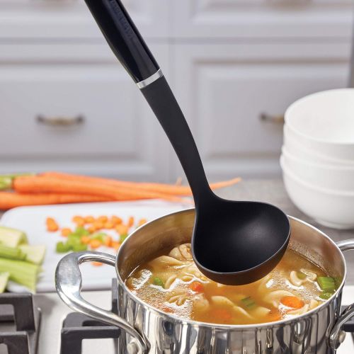 키친에이드 KitchenAid Classic Soup Ladle, One Size, Black 2