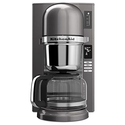 키친에이드 KitchenAid KCM0802MS Pour Over Coffee Brewer, Medallion Silver