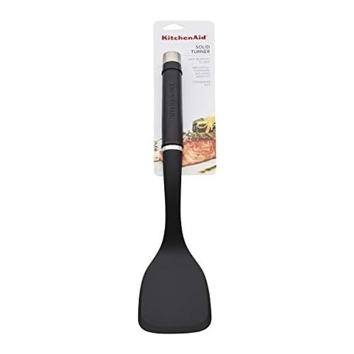 키친에이드 KitchenAid - KO001OHOBA KitchenAid Gourmet Large Solid Turner, one size, Matte Black