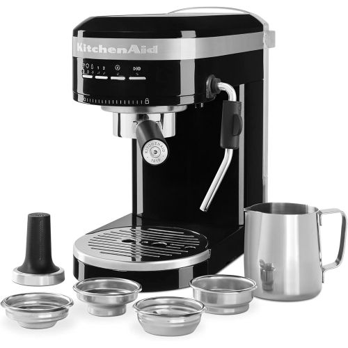키친에이드 KitchenAid KES6503OB Metal Semi-Automatic Espresso Machine