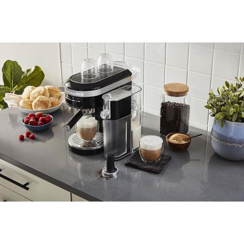 키친에이드 KitchenAid KES6503OB Metal Semi-Automatic Espresso Machine