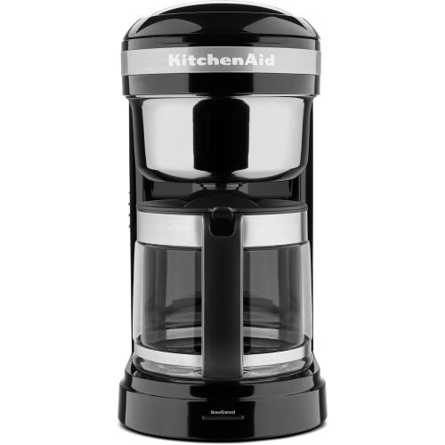 키친에이드 KitchenAid KCM1209OB Coffee Maker, 12 cup, Onix Black, 12 Cup Drip Coffee Maker with Warming Plate