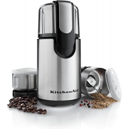 키친에이드 KitchenAid Blade Coffee and Spice Grinder Combo Pack - Onyx Black