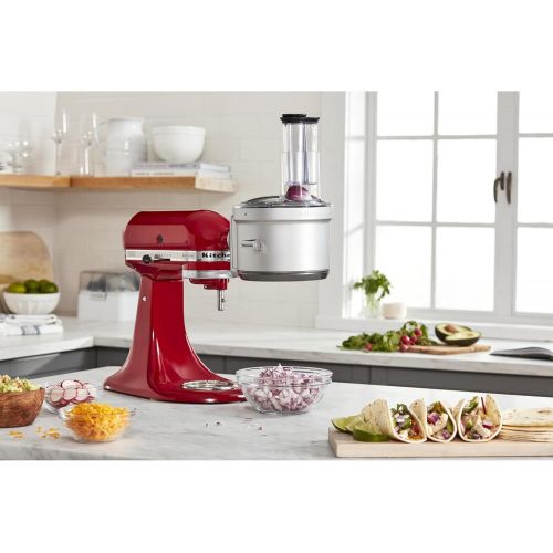 키친에이드 KitchenAid KSM2FPA Food Processor Attachment, Dicing Kit, Silver