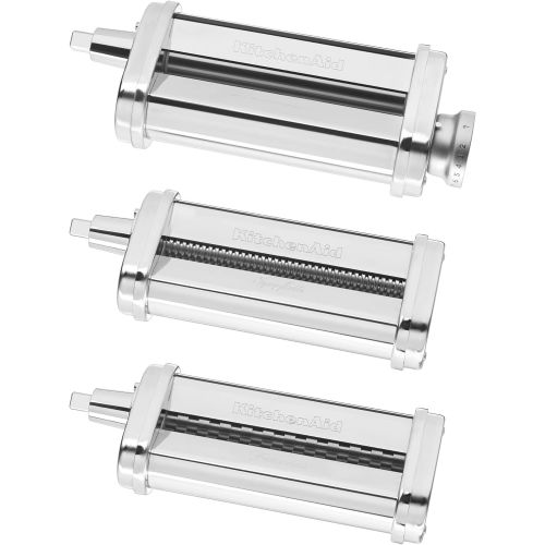 키친에이드 KitchenAid 3-Piece Pasta Roller & Cutter Set Attachment, Silver