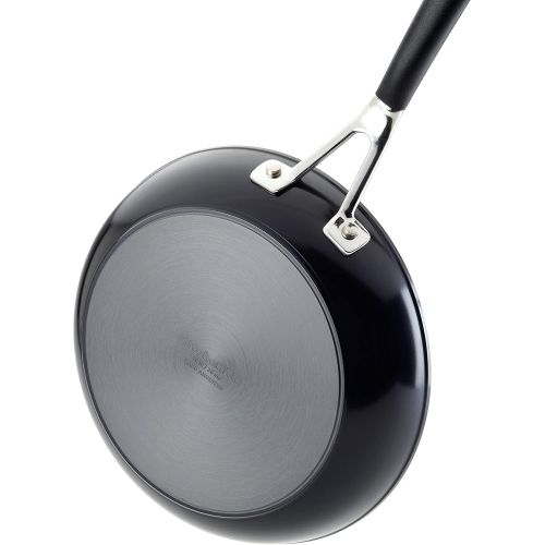 키친에이드 KitchenAid Hard Anodized Nonstick Cookware Pots and Pans Set, 10 Piece, Onyx Black
