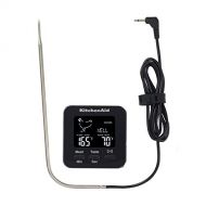 KitchenAid Programmable Wired Probe Thermometer, TEMPERATURE RANGE: -40°F to 482°F/-40°C to 250°C, Black: Kitchen & Dining