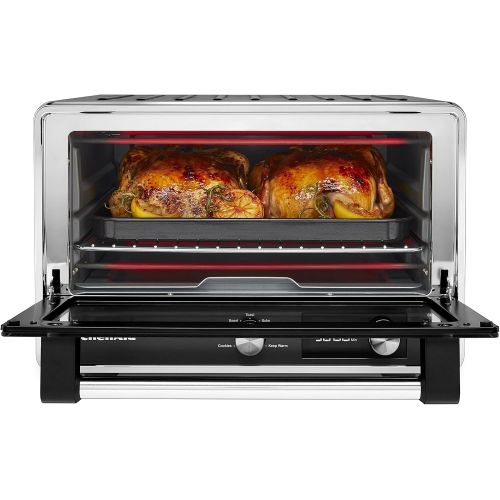 키친에이드 [아마존베스트]KitchenAid KCO211BM Digital Countertop Toaster Oven, Black Matte