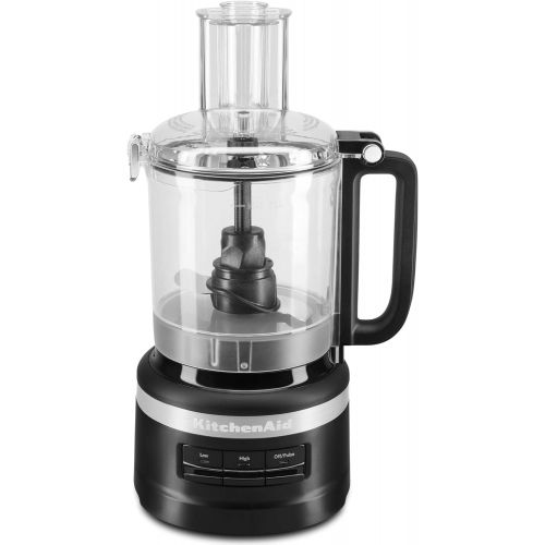 키친에이드 KitchenAid KFP0918 Food Processor, 9 Cup, Black Matte