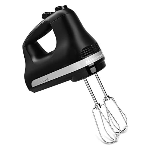 키친에이드 KitchenAid KHM512BM 5 Speed Hand Mixer, Black Matte, 1 count of 3