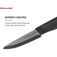 KitchenAid Classic Ceramic Paring Knife, 3.5-Inch, Black