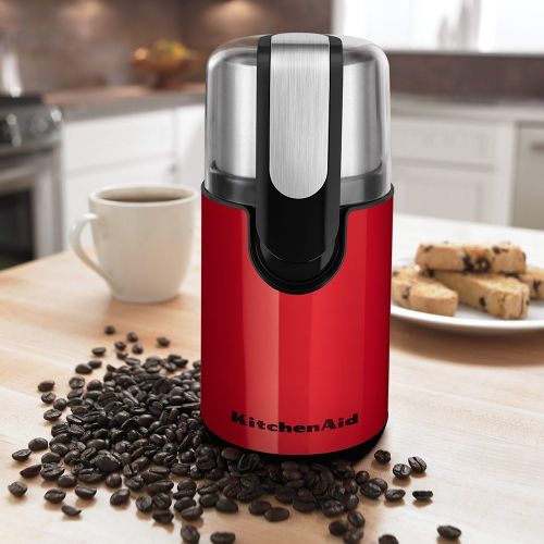 키친에이드 [아마존베스트]KitchenAid BCG111ER Blade Coffee Grinder - Empire Red