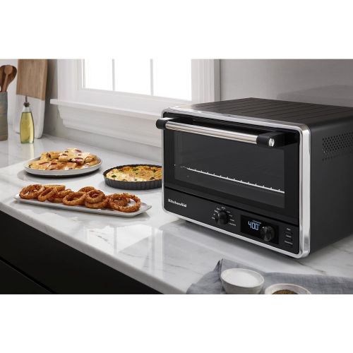 키친에이드 [아마존베스트]KitchenAid KCO124BM Digital Countertop Oven with Air Fry, Black Matte
