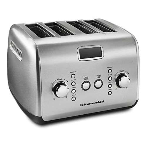 키친에이드 [아마존베스트]KitchenAid KMT4115SX Stainless Steel Toaster, Brushed Stainless Steel