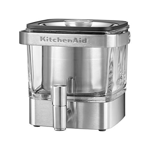 키친에이드 [아마존베스트]KitchenAid 5KCM4212SX Cold Brew Coffee Maker, Stainless Steel, Silver