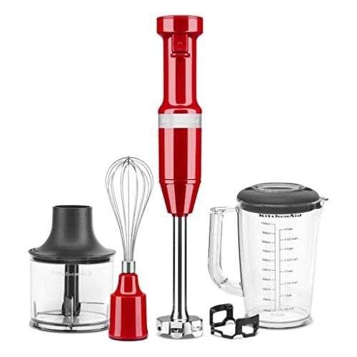 키친에이드 KitchenAid 5KHBV83EER Dipping Blender, Red