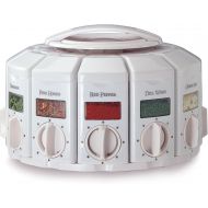 KitchenArt Select-A-Spice Auto-Measure Carousel Professional Series, White