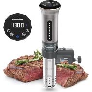 KitchenBoss Sous Vide Cooker Machine: Ultra-quiet 1100 Watt IPX7 Waterproof Water Thermal Immersion Circulator Accurate Temperature Control Digital Display Slow Cooking Sous-vide