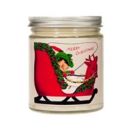 KitschCandle Christmas Candle, Personalized Candle, Holiday Candle, Scented Candle, Vintage Candle, Soy Candle, Christmas Elf, Christmas Decor