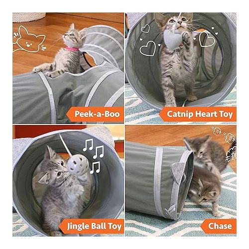  Kitty City Cat Tunnel, Cat Bed, Tunnel, Cat and Kitty Toys