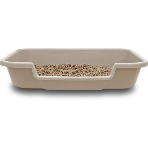  Kitty Go Here Senior Cat Litter Box, 2 Pans in one Box, Save on Shipping, Large 24 x 20 x 5.